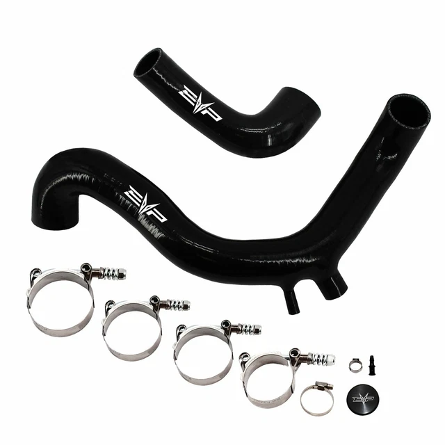 Evolution Powersports Black Silicone Charge Tube BOV Port Maverick X3 2020+