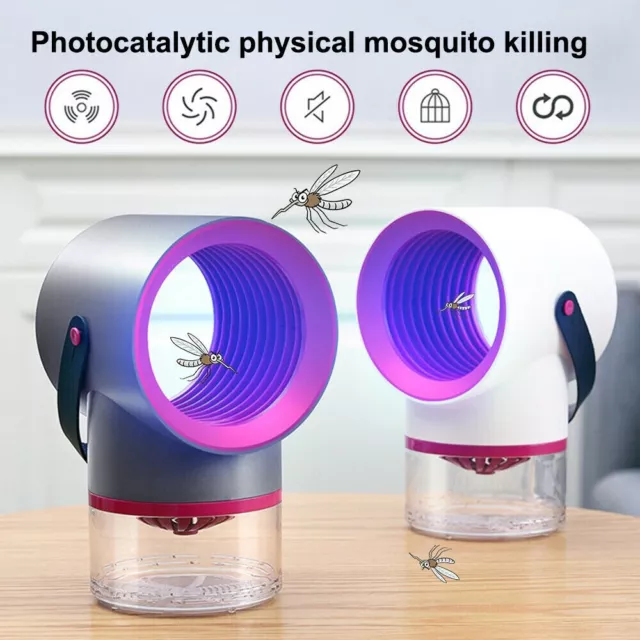 Electric Mosquito Insect Killer LED Light Fly Bug Zapper Trap Lamp Pest Control