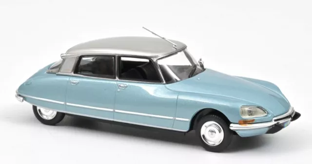 NOREV - Voiture de 1973 couleur bleu métallisé - CITROEN DS 23 Pallas - 1/43 ...