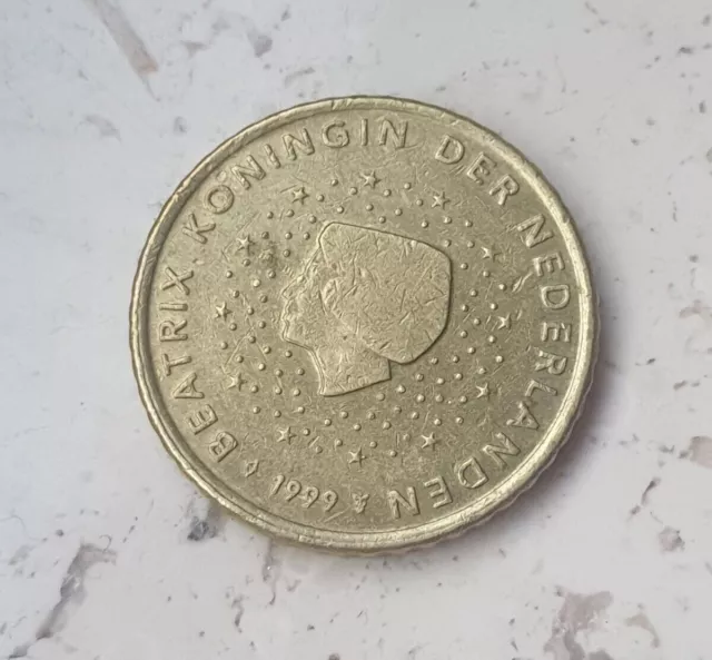 50-Cent-Münze von 1999, Beatrix Koningin der Nederlanden