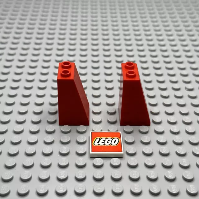 LEGO® Slope Stone Tilt 3684 2x2x3 Red 2 Piece