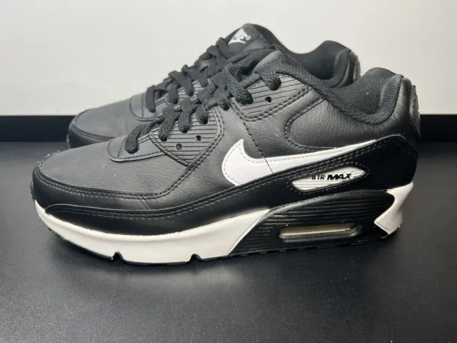 Nike Boys Air Max 90 CD6864-010 Black Casual Shoes Sneakers Size 7Y Women’s 8.5