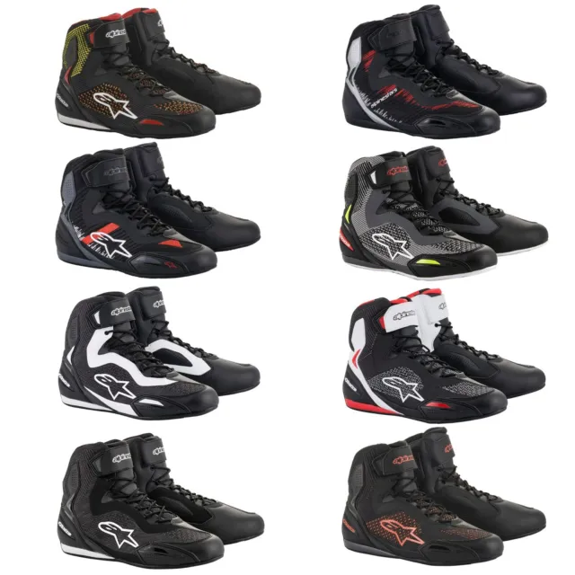 Alpinestars Faster-3 Rideknit Motorradschuhe coole Sneaker luftig Schnürschuh