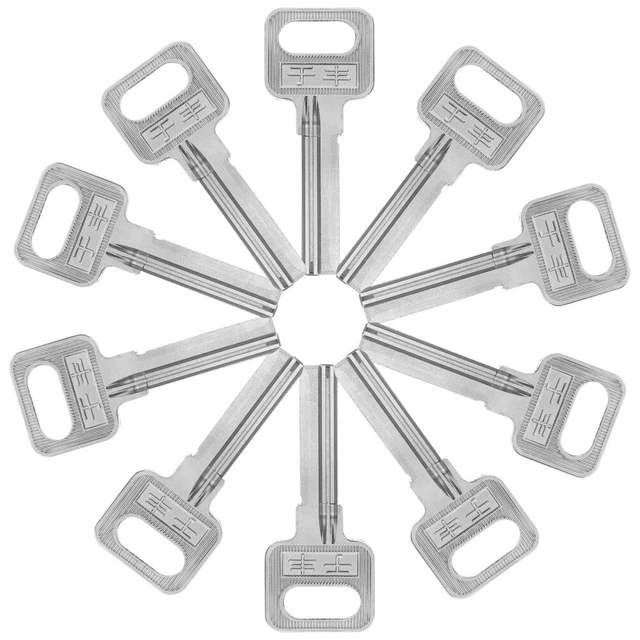 Universal keys blank 10 pz chiave vuota chiave bagno vuota chiave porta d'ingresso