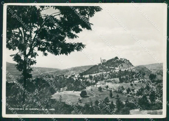 Piacenza Farini Gropallo PIEGHINE Foto FG cartolina KV6994