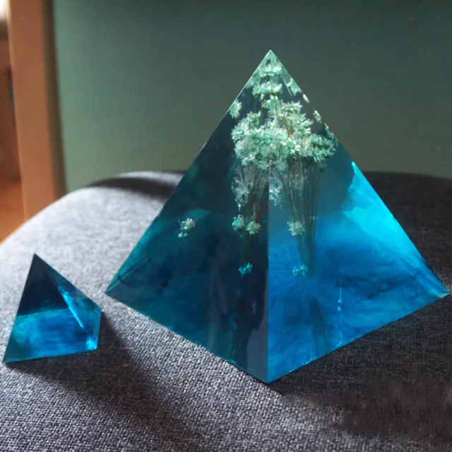 Große Pyramide Silikonform Für Harz Schmuck   Formen Werkzeug 15cm