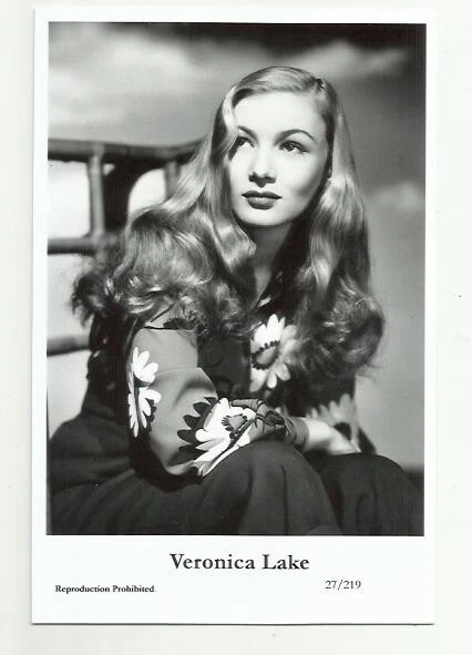 (Bx19) Veronica Lake Swiftsure Photo Postcard (27/219) Filmstar Pin Up Glamor