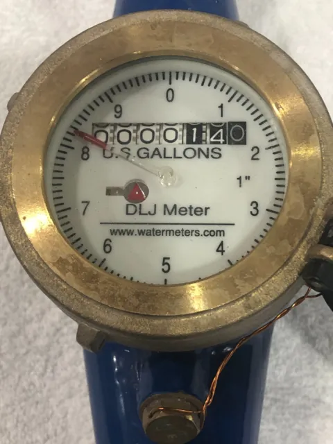 New/Nob Dlj Water Meter 1" X 1"