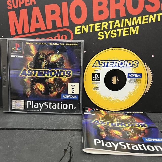 Notice Jeu Vidéo Asteroids – Sony PlayStation 1 – Version Française – PAL – Rare
