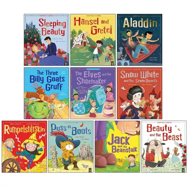 My First Fairytale Children Classics 10 Books Collection Set Paperback NEW