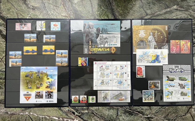2022 Annual Complete Full Set of Ukrainian stamps blocks sheets MNH in booklet