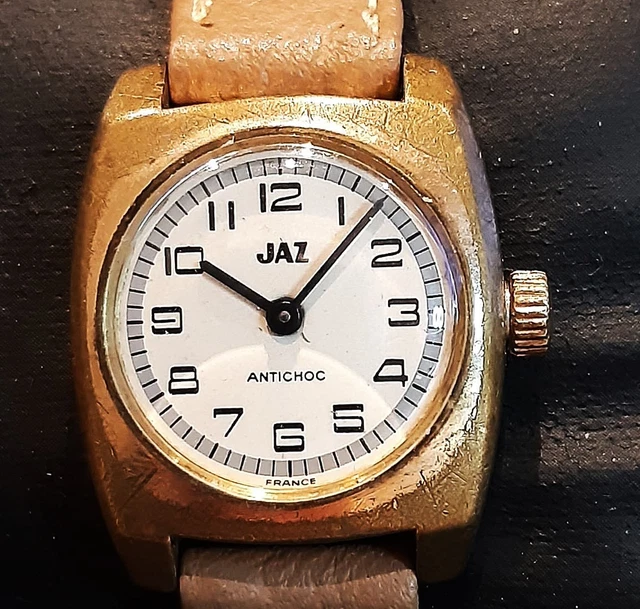 Montre Bracelet Homme Pax Mécanique Plaqué Or - Petite Seconde Et Date - Fonctionne