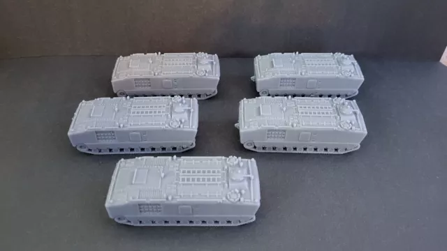 Flames of War: Vietnam U.S. LVTP-5 Platoon X5 'Nam lot resin 3