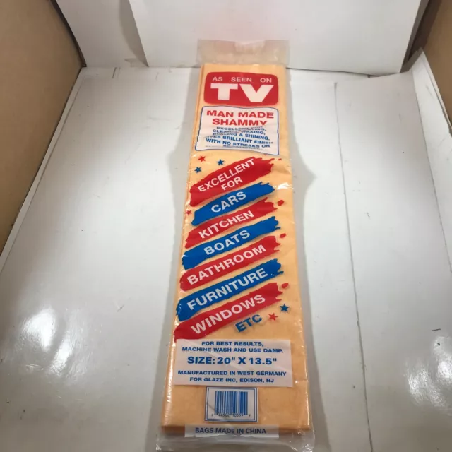 Vintage Man Made Shammy As Seen on TV West Germany NOS