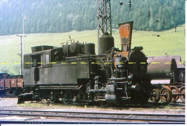 Farb-Foto ÖBB Zahnradlok 97 217 Vordernberg 1975