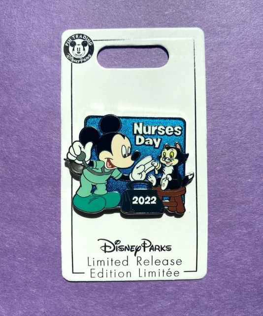 DISNEY NURSES DAY 2022 Mickey and Figaro Scrubs Limited Release