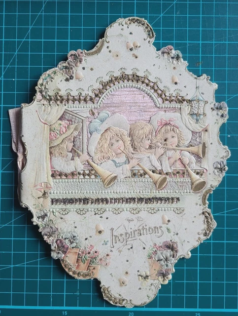 Victorian Embossed Die Cut Booklet "Inspirations" by Charlotte Murray