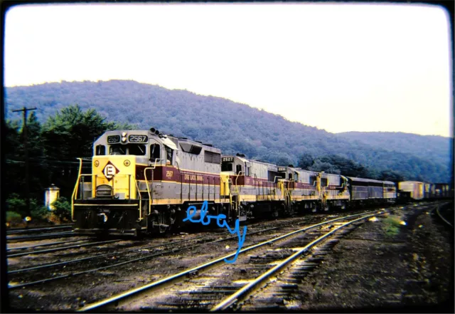 Duplicate Railroad Slide DSLD Erie Lackawanna EL 2567 GP35 Port Jervis NY 6/67
