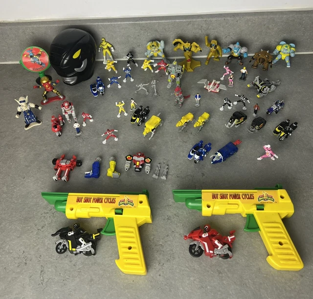 Power Rangers Merge Machine MIGHTY MORPHIN POWER Rangers Bundle Micro Machines Playsets & Figures ...