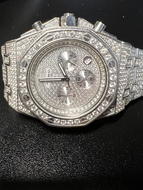 MENS JOJINO JOE RODEO JOJO XL JGino Simiulated Diamond Watch Iced