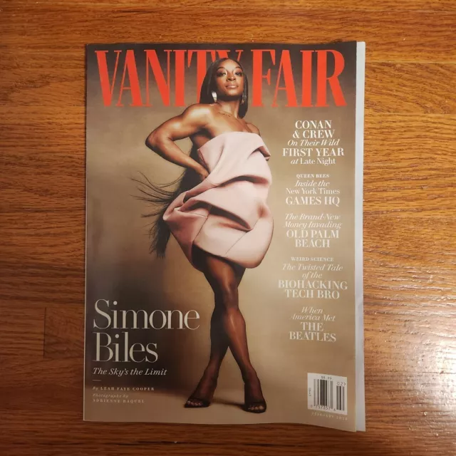 VANITY FAIR MAGAZINE February 2024 Simone Biles 4.00 PicClick