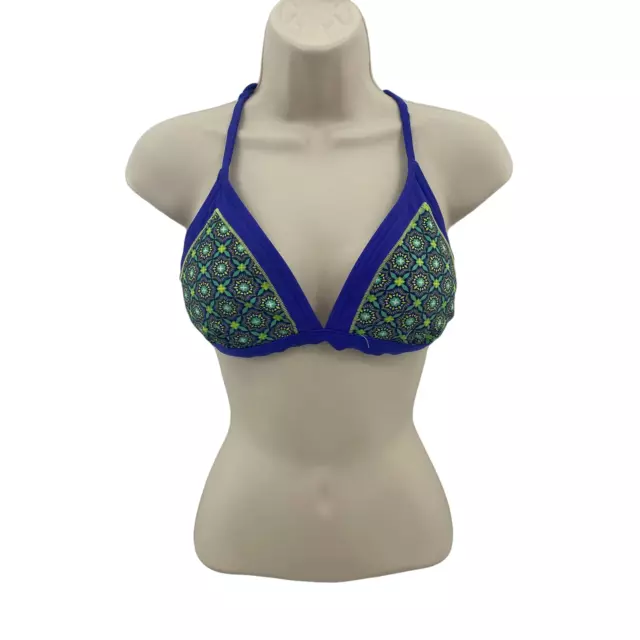 Sexy Women's Ladies Blue Green Tartan Style Bikini Waterproof