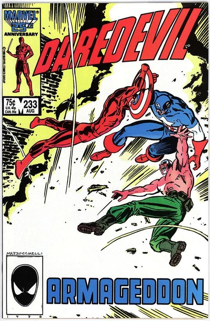 Daredevil 233 Nm 9.4 Frank Miller Mazzucchelli Born Again Marvel Copper Age Bin