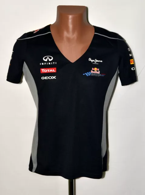 CAMICIA RED BULL Team Formula 1 F1 One Jersey Pepe Jeans L Donna EUR 39 ...