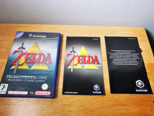 Vintage The Legend Of Zelda Nintendo GameCube (Case & Manual Only)** No Game!!**