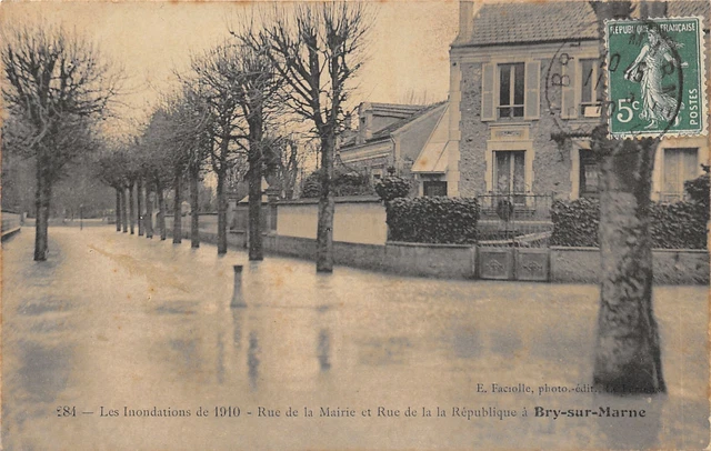 94-Bry Sur Marne-Inondation 1910-N 6008-F/0001