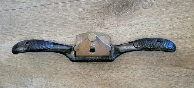 Vintage Stanley No. 51 Spoke Shave Flat Bottom 10" Made in USA  (*B)
