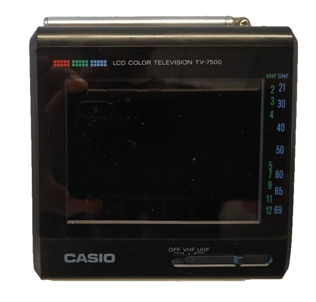 CASIO TV 7500 TV LCD a colori EUR 40,00 - PicClick IT