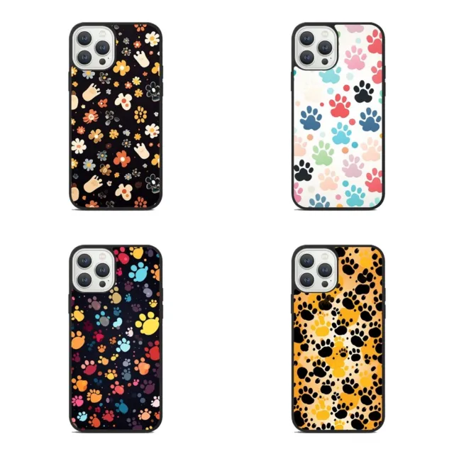 pattern Dog paw bone Deluxe Tough Case For iPhone 11 12 13 14 15 Pro Max