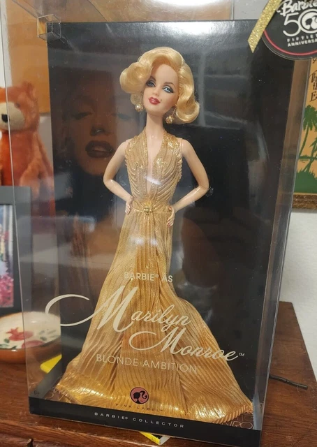 Mattel Barbie as Marilyn Monroe Blonde Ambition Doll Pink Label 2009 NWT