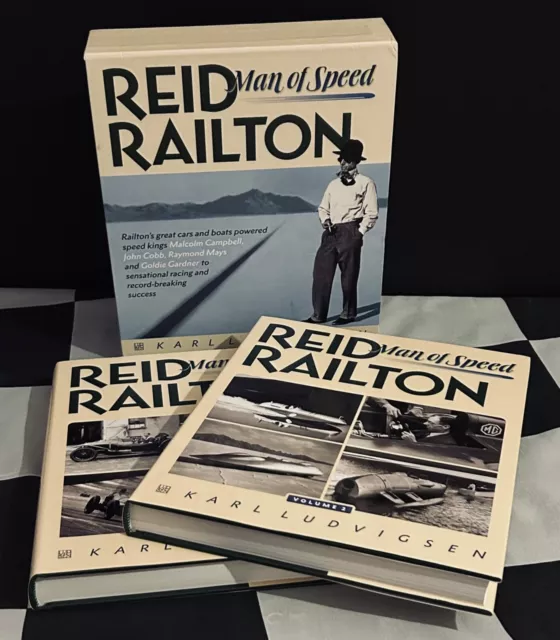 Reid Railton Man Of Speed Biography Book 2-Volumes Napier Blue Bird Campbell