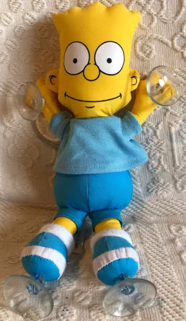 BART SIMPSON FIGUR mit SAUGER GEMARKT BULLY + MATT GROENING TOP Zustand