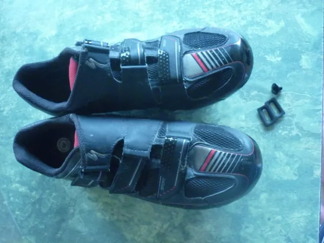 Specialized Body Geometry Sport Cycling Shoes Mens EU 44 UK 9.5 with clips