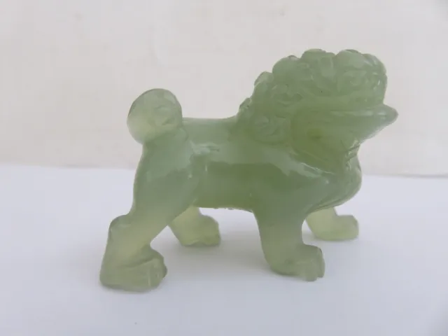 Chine Chien De Fô En Jade Jadeite Nephrite Sculpte Chinese Dog Fô