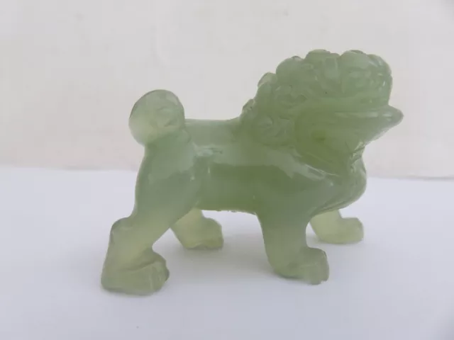 Chine Chien De Fô En Jade Jadeite Nephrite Sculpte Chinese Dog Fô
