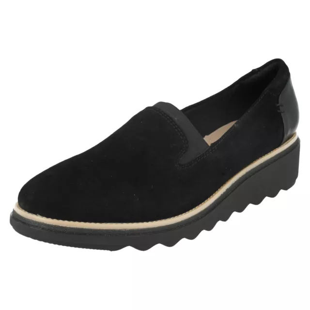 LADIES CLARKS SLIP On Smart Shoes *Sharon Dolly* £58.99 - PicClick UK