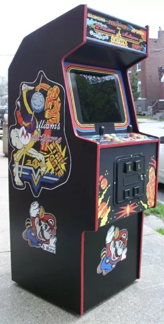 William Multi Game Arcade Heavy Duty With All New Parts And Lcd Monitor-Sharp