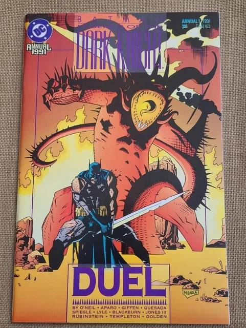 BATMAN: Legends of the Dark Knight Annual #1 (1991)  Comic Book "DUEL"