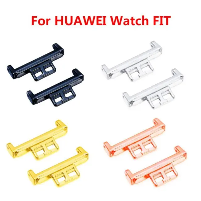 2er-Pack Edelstahl Armband Adapter Connector für Huawei Watch Fit