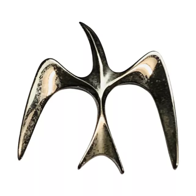 Vintage 1967 Sarah Coventry Swedish Modern / Mr. Sea Gull Silver Tone Brooch