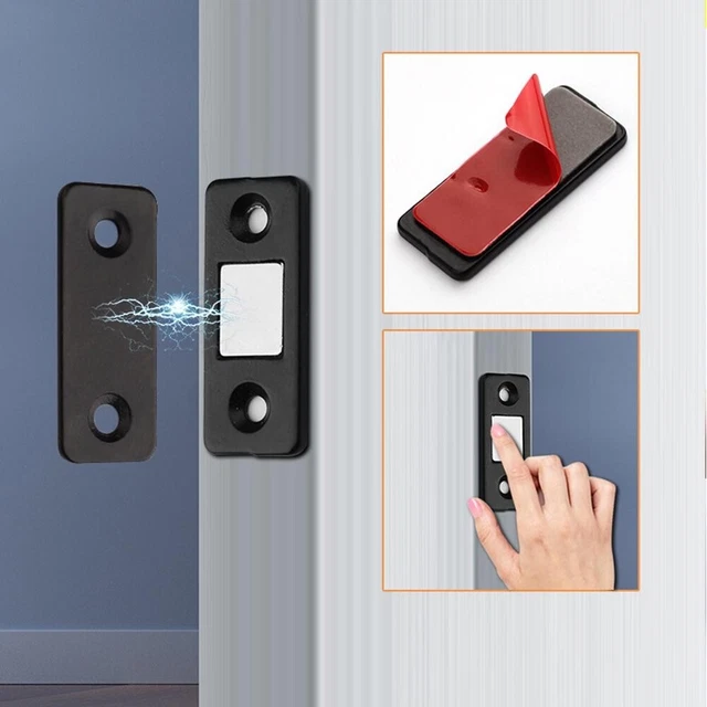 Strong Magnetic Steel Catch Latch Ultra Thin-For Door Cabinet Cupboard Closer-AU