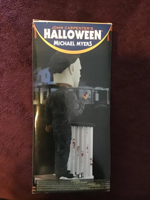 John Carpenter’s Halloween Michael Myers Royal Bobbles Bobblehead BLOODY FENCE 3