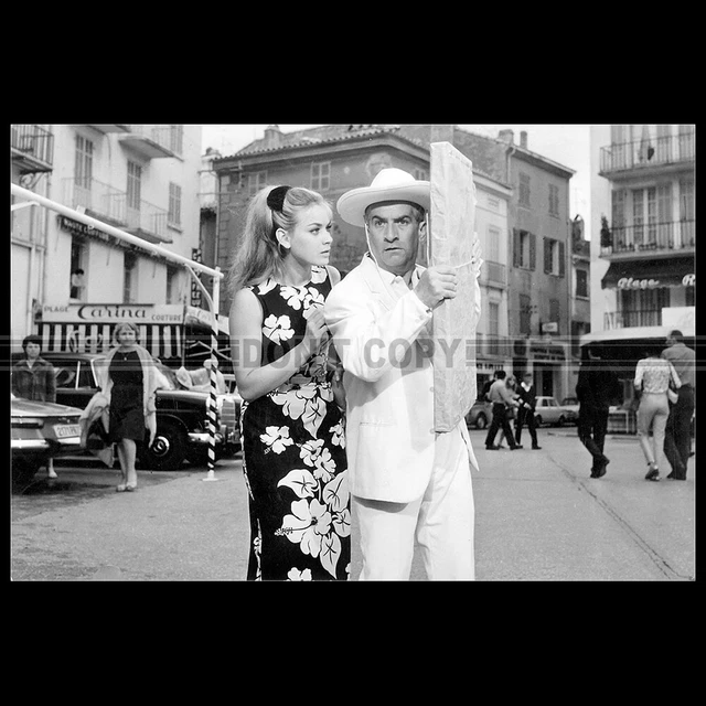 Photo De Tournage F.006194 - Louis De Funès Et Claude Gensac Dans "Le Gendarme Se Marie" (1968)