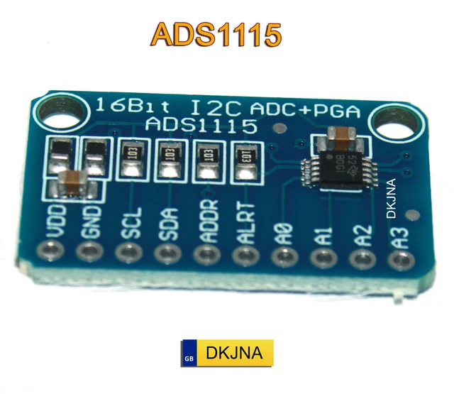 ADS1115 4 CANAUX 16 bits I2C module ADC amplificateur de gain pro pour ...