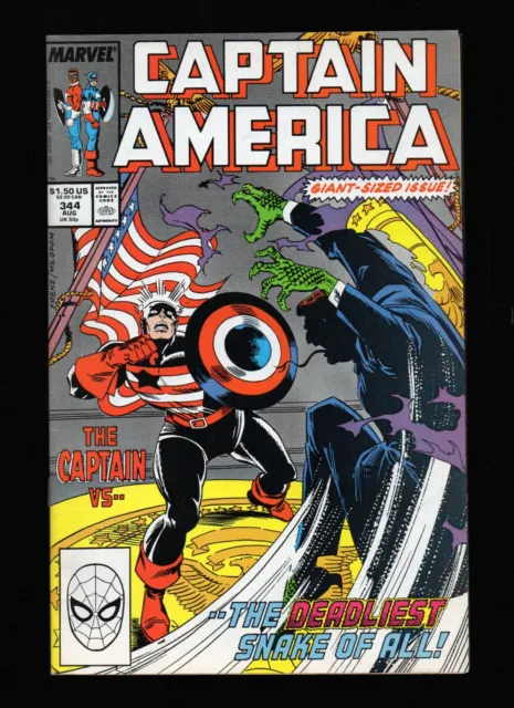 Captain America #344 (1988) Marvel Comics