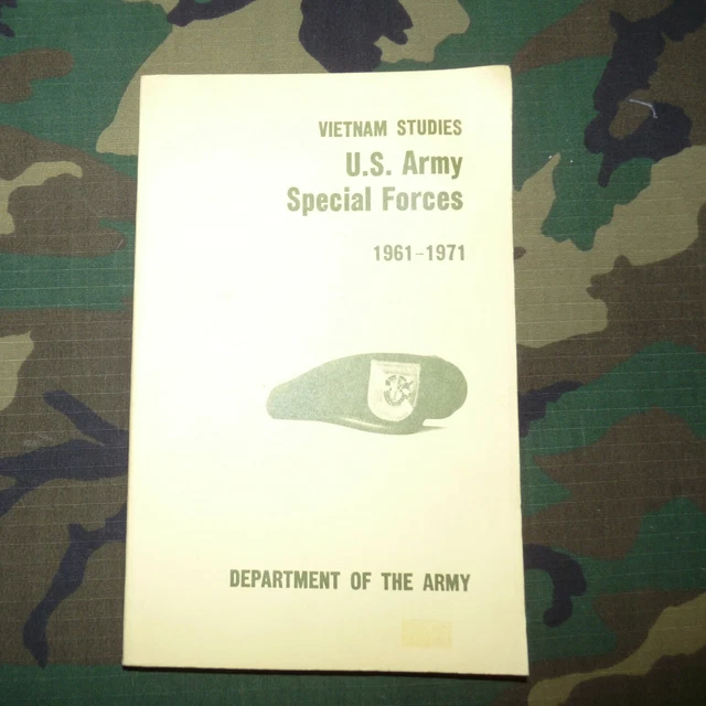 US ARMY VIETNAM Studies US Army Special Forces 19611971 Book (1st